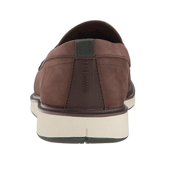 SWIMS Motion Penny Loafers - Brown/Olive - Picture 4 of 6